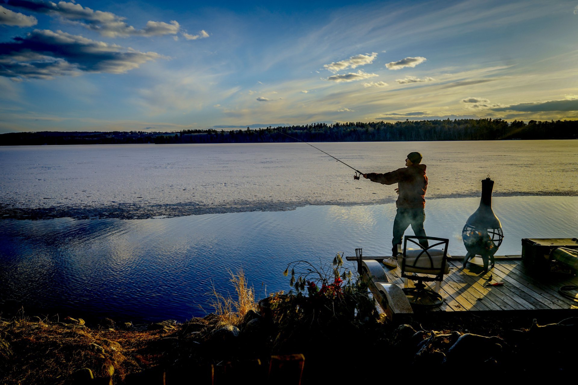 Fishing in winter | The Aqua Contractor 